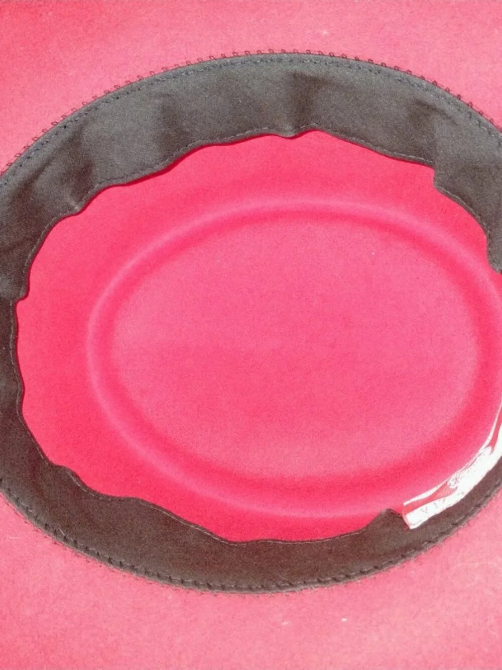 Retro Red Hat Society Wool Felt Derby Hat - Scala Handcrafted Vintage Y2K